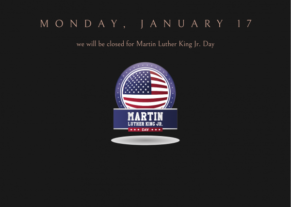 Photo for Closed for Martin Luther King Jr. Day